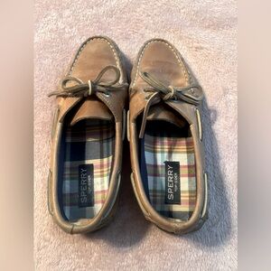 Sperry Brown Leather Boat Shoes Size 8 👞